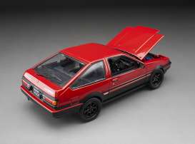 Toyota  - Sprinter Trueno GT Apex AE86 1986 red/black - 1:24 - SunStar - 51004 - sun51004 | The Diecast Company