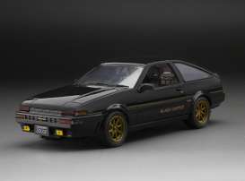 Toyota  - Sprinter Trueno GT Apex AE86 1986 black/gold - 1:24 - SunStar - 51005 - sun51005 | The Diecast Company