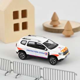 Dacia  - Duster 2020 white/red/yellow - 1:43 - Norev - 509029 - nor509029 | The Diecast Company