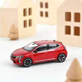 Renault  - Clio 2024 red - 1:43 - Norev - 517579 - nor517579 | The Diecast Company