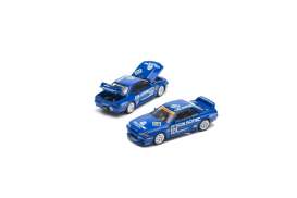 Nissan  - Skyline GT-R R32 blue - 1:64 - Pop Race Limited - PR640104 - PR640104 | The Diecast Company