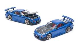 Mazda  - RX-7 blue - 1:64 - Pop Race Limited - PR640119 - PR640119 | The Diecast Company