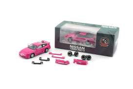 Nissan  - 180SX pink - 1:64 - BM Creations - 64B0307 - BM64B0307Rhd | The Diecast Company