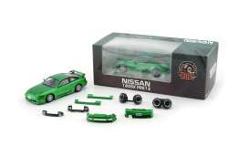 Nissan  - 180SX green - 1:64 - BM Creations - 64B0308 - BM64B0308Rhd | The Diecast Company