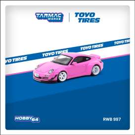Porsche  - RWB 997 pink - 1:64 - Tarmac - T64-057-PN - TC-T64-057-PN | The Diecast Company