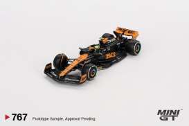 McLaren  - MCL60 2023 orange/black - 1:64 - Mini GT - 00767-L - MGT00767lhd | The Diecast Company