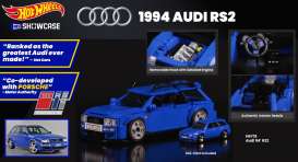 Mega Blocks  - Audi RS2 1994 blue - 1:24 - Mattel - HRY19 - MegaHRY19 | The Diecast Company