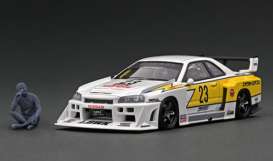 Nissan  - LB-ER34 white/yellow - 1:43 - Ignition - IG2851 - IG2851 | The Diecast Company
