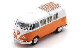 Volkswagen  - T1 orange/white - 1:18 - Schuco - 00606 - schuco00606 | The Diecast Company