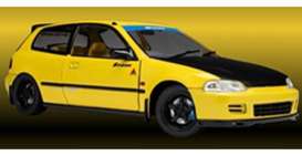 Honda  - Civic (EG6) 1991 yellow - 1:18 - Solido - 1810402 - soli1810402 | The Diecast Company