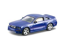Ford  - Mustang GT blue - 1:43 - Bburago - 30119B - bura30119B | The Diecast Company