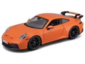 Porsche  - 911 GT3 2021 orange - 1:24 - Bburago - 21104O - bura21104O | The Diecast Company
