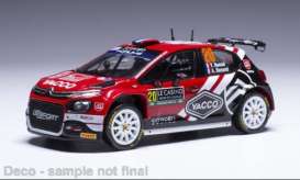 Citroen  - C3 2024 black/white/red - 1:43 - IXO Models - ram916 - ixram916 | The Diecast Company