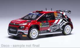 Citroen  - C3 2024 black/white/red - 1:43 - IXO Models - ram917 - ixram917 | The Diecast Company