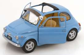 Mini  - 500F Custom 1968 Blue - 1:12 - KK - Scale - KKDC120065 - KKDC120065 | The Diecast Company
