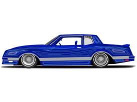 Chevrolet  - Monte Carlo 1986 blue/silver - 1:24 - Maisto - 32542 - mai32542 | The Diecast Company