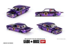 Datsun  - 510 Pro Street 1969 purple - 1:64 - Mini GT - KHMG138 - MGTKHMG138 | The Diecast Company
