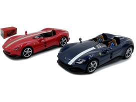 Ferrari  - SP1-SP2 2023 red/blue - 1:43 - Bburago - 36912-13set - bura36912-13set | The Diecast Company