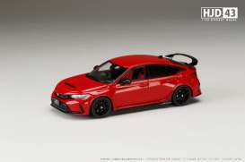 Honda  - Civic red - 1:43 - Hobby Japan - HJD431001R - HJD431001R | The Diecast Company