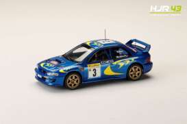 Subaru  - Impreza 1997 blue/yellow - 1:43 - Hobby Japan - HJR431001A - HJR431001A | The Diecast Company