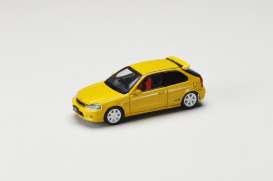 Honda  - Civic yellow - 1:64 - Hobby Japan - HJDM001-2 - HJDM001-2 | The Diecast Company