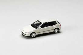 Honda  - Civic white - 1:64 - Hobby Japan - HJDM002-5 - HJDM002-5 | The Diecast Company