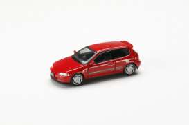 Honda  - Civic red - 1:64 - Hobby Japan - HJDM002-6 - HJDM002-6 | The Diecast Company