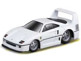 Ferrari  - F40 white - 1:64 - Maisto - 15526-15575 - mai15526-15575 | The Diecast Company