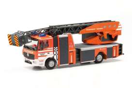 Mercedes Benz  - Atego red/yellow - 1:87 - Herpa - H097840 - herpa097840 | The Diecast Company