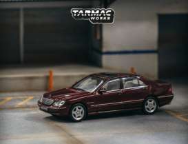 Mercedes Benz  - S 55 AMG red metallic - 1:64 - Tarmac - T64G-072-BO - TC-T64G-072-BO | The Diecast Company