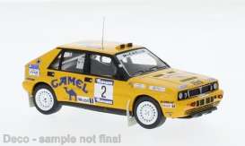 Lancia  - Delta Integrale 16V 1990 yellow/blue - 1:43 - IXO Models - RAC436 - ixRAC436 | The Diecast Company