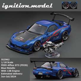 Mazda  - Feed Afflux GT3 blue - 1:18 - Ignition - IG2962 - IG2962 | The Diecast Company