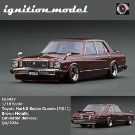 Toyota  - Mark II Sedan Grande brown - 1:18 - Ignition - IG3427 - IG3427 | The Diecast Company