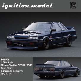 Nissan  - Skyline GTS-R blue-black - 1:18 - Ignition - IG3509 - IG3509 | The Diecast Company