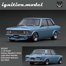 Datsun  - Bluebird 510 blue - 1:18 - Ignition - IG3307 - IG3307 | The Diecast Company