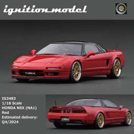 Honda  - NSX red - 1:18 - Ignition - IG3483 - IG3483 | The Diecast Company