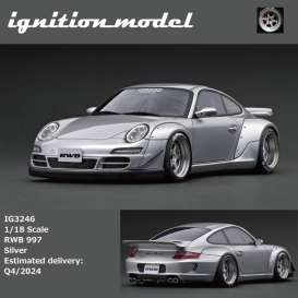 Porsche  - RWB 997 silver - 1:18 - Ignition - IG3246 - IG3246 | The Diecast Company