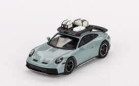 Porsche  - 911 2024 green metallic - 1:64 - Mini GT - 00780-R - MGT00780rhd | The Diecast Company