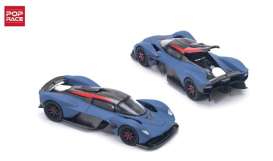 Aston Martin  - Valkyrie blue - 1:64 - Pop Race Limited - PR640096 - PR640096 | The Diecast Company