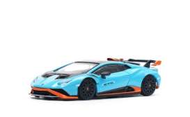 Lamborghini  - Huracan blue/orange - 1:64 - Pop Race Limited - PR640110 - PR640110 | The Diecast Company