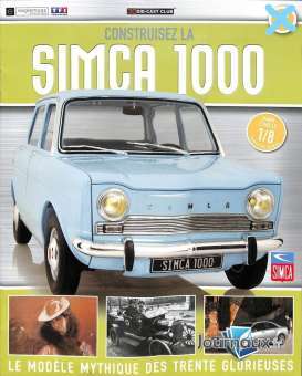 Simca  - Simca 1000  - 1:8 - Magazine Models - 8Simca - mag8Simca-59 | The Diecast Company