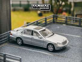 Mercedes Benz  - S-Class silver - 1:64 - Tarmac - T64G-072-SL - TC-T64G-072-SL | The Diecast Company