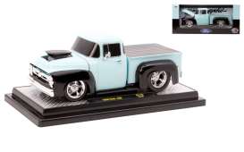 Ford  - 100 1956 blue/black - 1:24 - M2 Machines - 40300-115A - M2-40300-115A | The Diecast Company