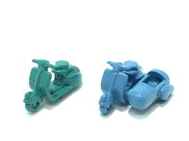 Vespa Piaggio - 98 Green - 1:76 - Officina 942 - 1013A - Off1013A | The Diecast Company