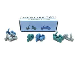 Vespa Piaggio - 98 Grey - 1:76 - Officina 942 - 1013C - Off1013C | The Diecast Company