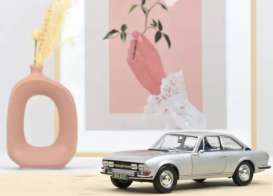 Peugeot  - 504 cabriolet 1969 silver - 1:18 - Norev - 184817 - nor184817 | The Diecast Company