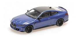BMW  - M4 2020 blue - 1:43 - Minichamps - 410020125 - mc410020125 | The Diecast Company