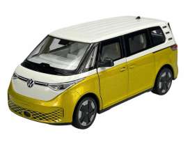 Volkswagen  - ID BUZZ Yellow - 1:24 - Welly - 24119DT - welly24119DTy | The Diecast Company