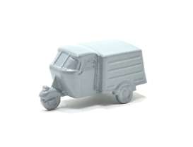 Piaggio  - Ape Grey - 1:76 - Officina 942 - 1033B - Off1033B | The Diecast Company