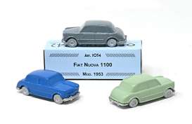 Fiat  - 1100 Blue - 1:76 - Officina 942 - 1034A - Off1034A | The Diecast Company